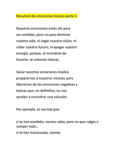 Emociones T Xicas C Mo Gestionarlas Y Encontrar La Paz Interior En