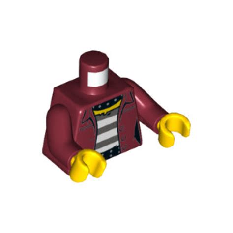 Torses Lego® Lego® Mini Figurine Torse Gilet Ouvert Bombe 5w La Boutique Briques Passion