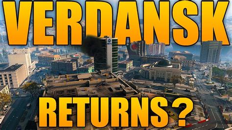 Major Cod Mw Map Leaks Verdansk Returns Youtube