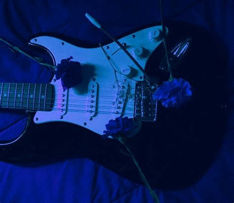 Blue Guitar Aesthetic Blue Aesthetic Grunge Blue Aesthetic Blue Aesthetic Dark