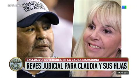 Causa Maradona Revés Judicial Para Claudia Villafañe Y Sus Hijas Youtube