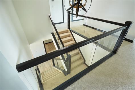 Dadoed Glass Railing 3 Specialized Stair And Rail