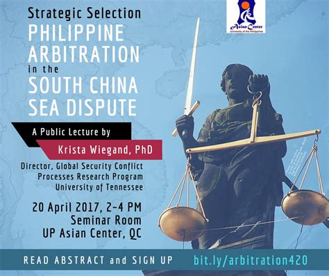 Strategic Selection Philippine Arbitration In The South China Sea