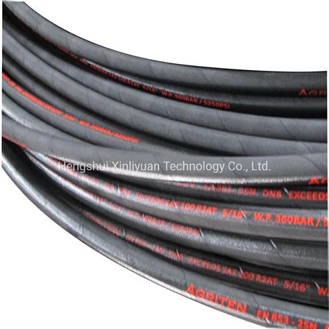 Stainless Steel Braided Rubber R2 High Pressure Wire Hydraulic Hose