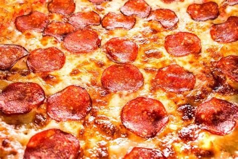 Pepperoni Pizza Closeup Stock Image Image Of Closeup 42216649