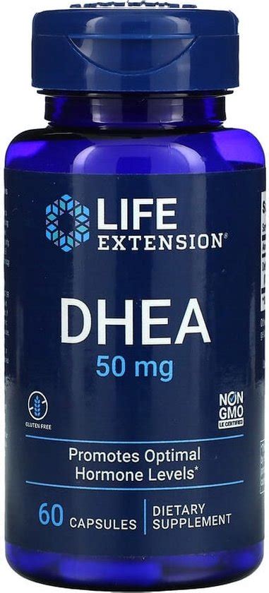 Dhea 50 Mg 60 Capsules Life Extension Bol