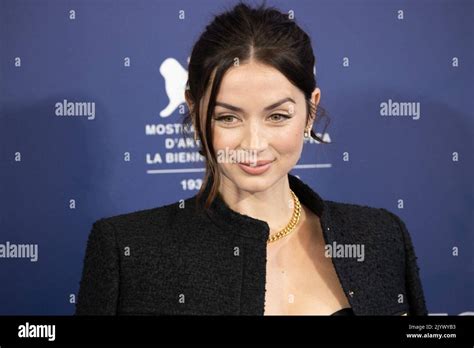 Ana De Armas Attends The Photocall For Blonde At The 79th Venice