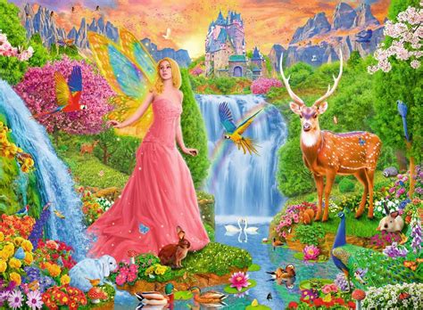 Ravensburger Magical Fairy Magic Xxl Pc Jigsaw Puzzle Puslespil