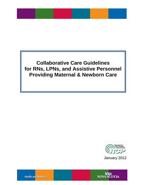 Pdf Collaborative Care Guidelines For Perinatal Care Providersrcp