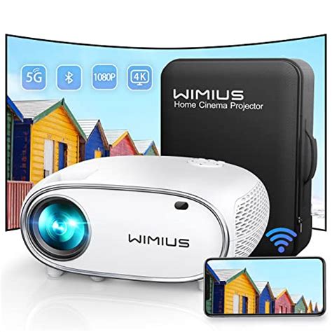 WiMiUS P60 Test Beamer 12000 Lumen 5G WiFi Bluetooth