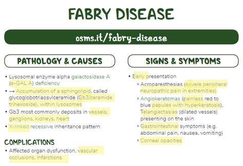 Lysosomal Storage Disorders Mnemonics | Dandk Organizer