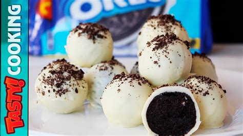 How To Make No Bake Oreo Balls Recipe 🍪 Tasty Oreo Truffles 🍪 Tasty Cooking Youtube