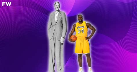 Picture Of Shaquille O Neal Standing Next To A Wax Figure Of The