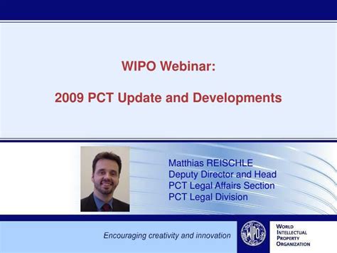 Ppt Wipo Webinar Pct Update And Developments Powerpoint