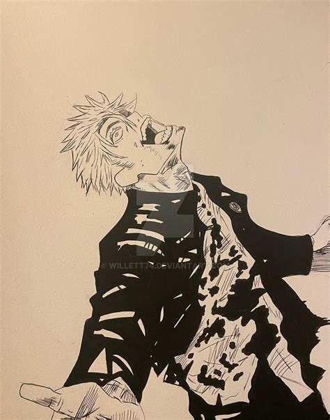 gojo drawing  willett  deviantart