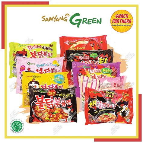 Jual Samyang Green Famous Hot Chicken Ramen Mie Instant Buldak Original Cheese Extreme