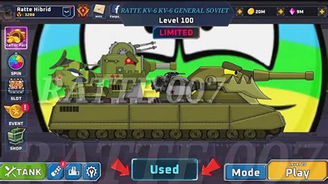 Tank Combat War Battle New Tank Ratte Kv General Kv Hibrid Monster