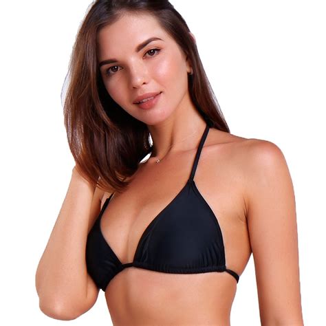 Buy FITTOOWomen S Sexy Push Up Basic Triangle Bikini Top With