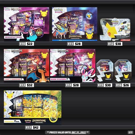 BROWSE Pokemon Trading Card Games TCG 25th Celebrations SS6