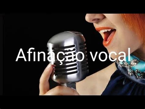 Exercício de afinação vocal para aquecimento técnica vocal YouTube