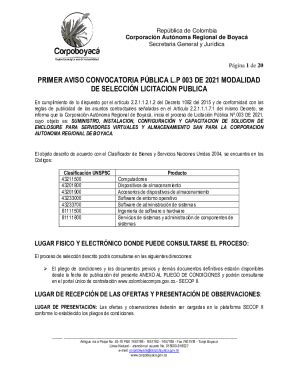 Completable En L Nea Publicacin De La Informacin Contractualpgina Fax