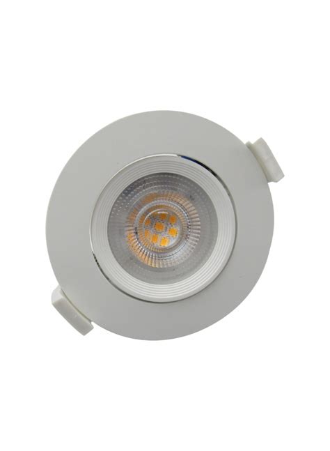 LO25921B LAMPARA OJO DE BUEY 2 LED LUZ CÁLIDA 5W INCRUSTAR GIRATORIA