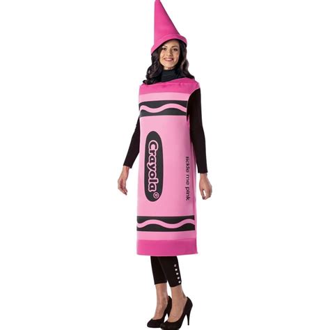 Crayola Pink Pencil Adult Costume Scostumes