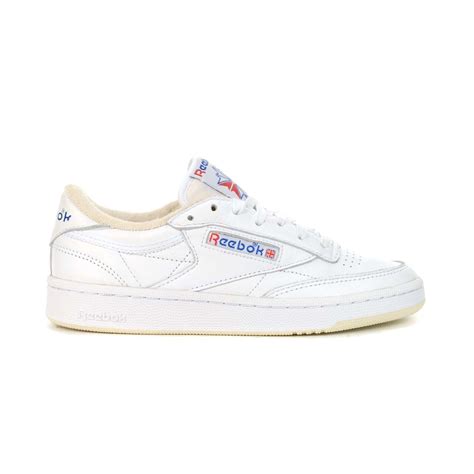 Reebok Mens Club C 85 Vintage Whitevector Blue Sneakers Gz5162 Wookicom