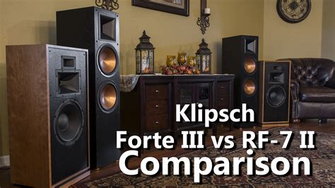 Klipsch Forte III vs RF-7 II Audio Demo Comparison - 2-Channel Home ...