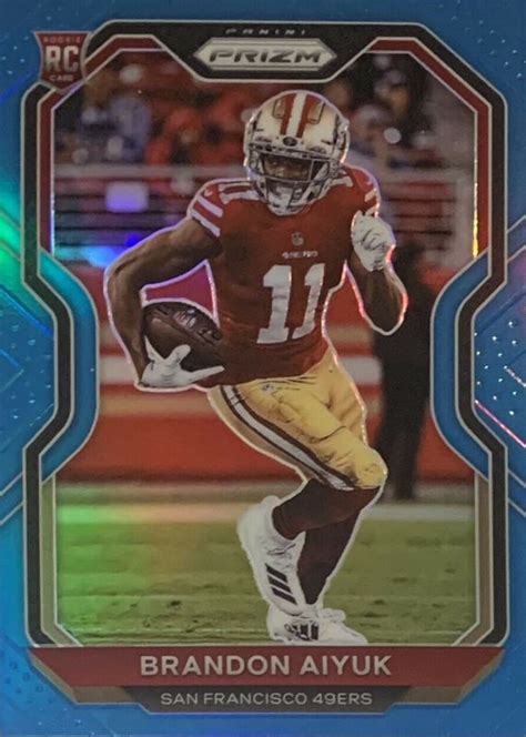 Brandon Aiyuk 2020 Prizm Light Blue Price Guide Sports Card Investor