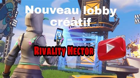 Je D Couvre Le Nouveau Lobby Cr Atif Fortnite Feat Player Du