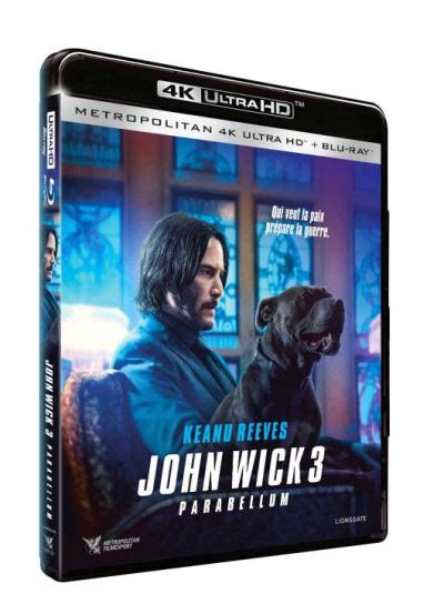 John Wick John Wick 3 Parabellum Blu Ray 4K Ultra HD Blu Ray 4K