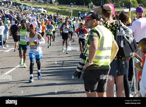 Long Distance Endurance Athletics Event Runners In 96th Comrades