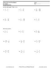 Free Proportions Worksheets, Printables - Worksheets Library