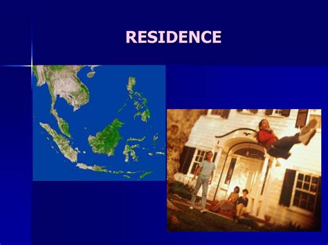 Ppt Residence Status Powerpoint Presentation Free Download Id3358019