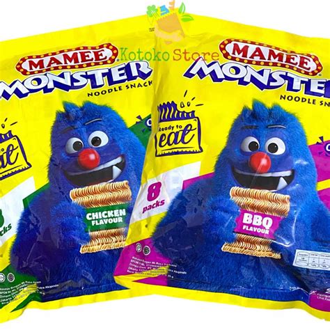 Jual Mamee Monster Noodle Snack Mame Mami Mie Monster Chicken BBQ