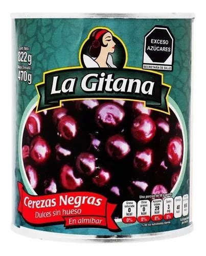 Cerezas Negras En Alm Bar Sin Hueso La Gitana G Mercadolibre