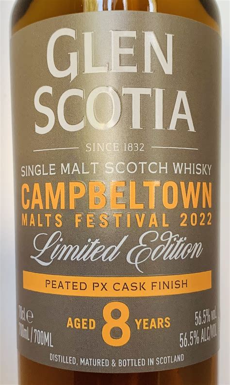 Glen Scotia Jahre Peated Px Sherry Finish Campbeltown Malts Festival