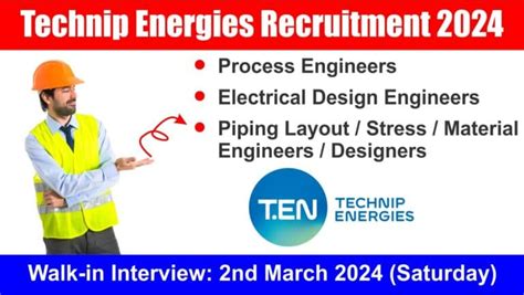 Technip Energies Recruitment Hiring For Process Engineers