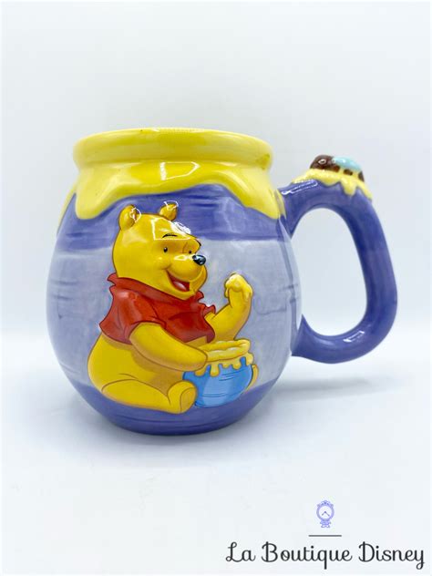 Tasse Winnie L Ourson Disneyland Paris Mug Disney Pot Miel Hunny Violet