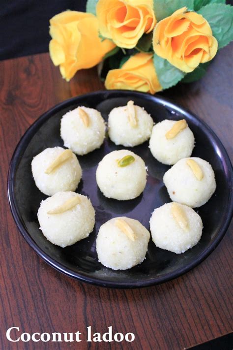 Coconut Ladoo Recipe Coconut Laddu Yummy Indian Kitchen