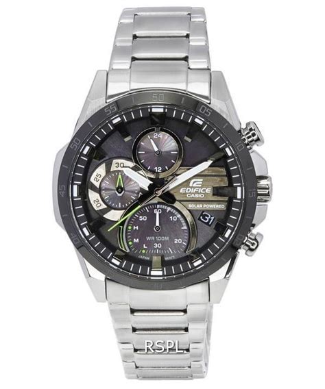 Casio Edifice Smartphone Link Chronograph Analog Solar Powered Eqs