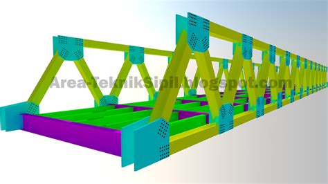 Bagian Bagian Jembatan Rangka Baja Dan Fungsinya ~ Area Teknik Sipil