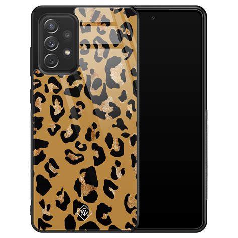 Samsung Galaxy A Glazen Hardcase Jungle Wildcat Casimoda Nl