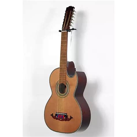 Blemished Paracho Elite Guitars Victoria 12 String Bajo Sexto Natural