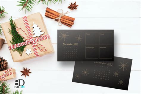 Free Printable December Planner Pages Graphic by BDSign · Creative Fabrica