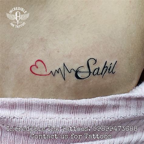 Sahil Name Tattoo #sahil #nametattoo contact us 09899473688 | Name ...