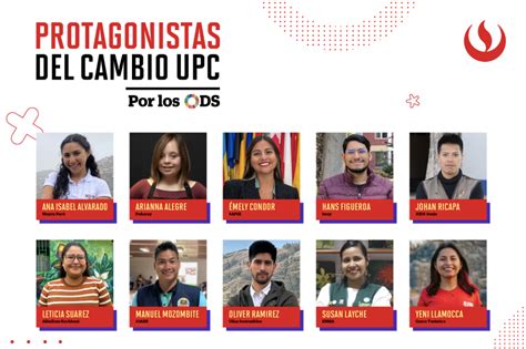 Ellos Son Los Ganadores De Protagonistas Del Cambio Upc Por Los Ods