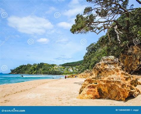 Hot Water Beach On The Coromandel Peninsula North Island New Zealand