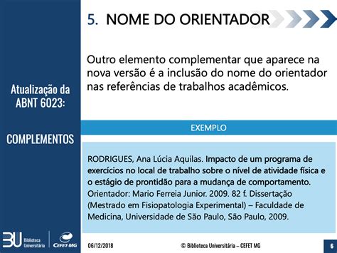 ABNT NBR 6023 2018 Referências o que mudou Biblioteca Universitária